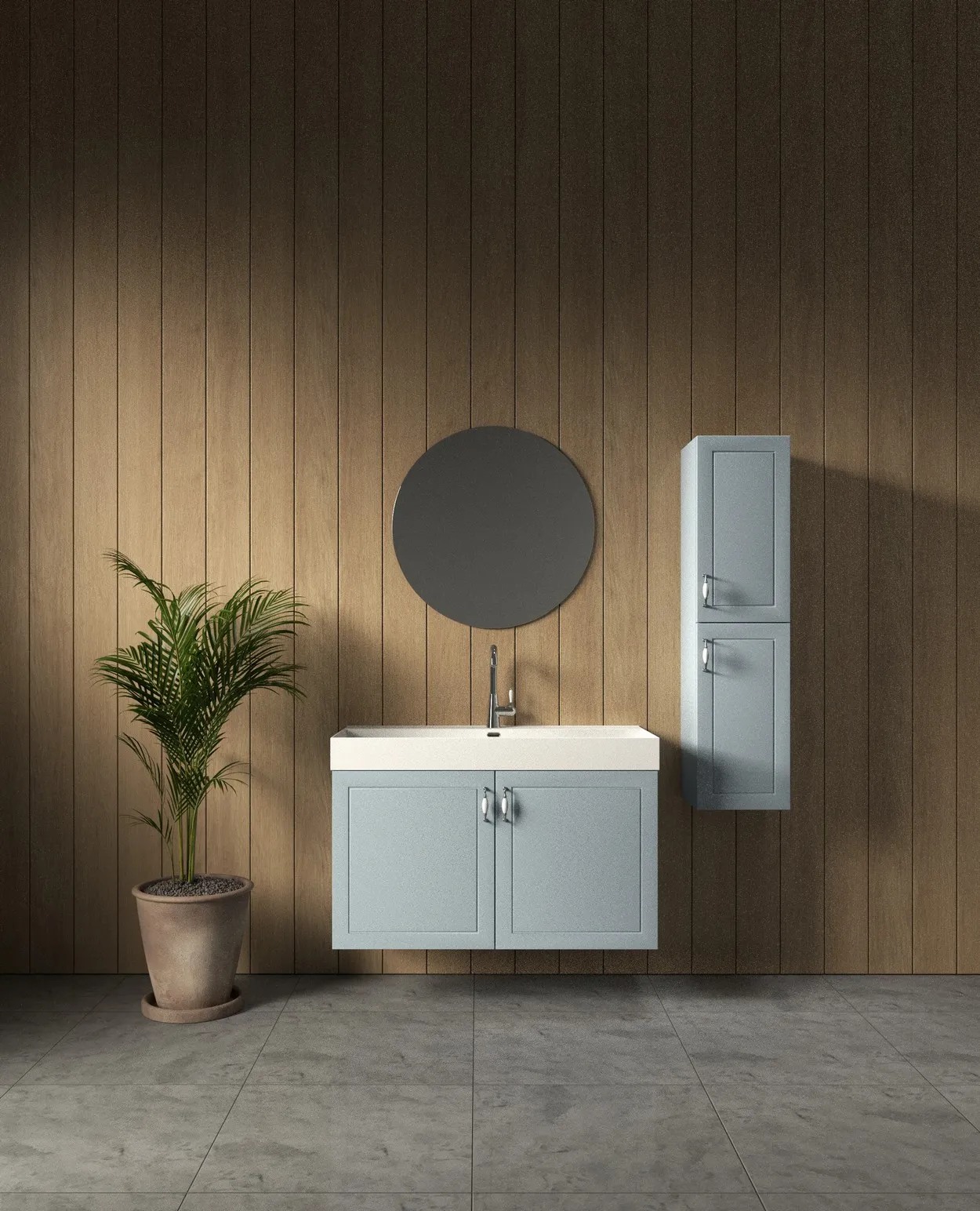 ארון אמבט רנסנס עם כיור אלפא