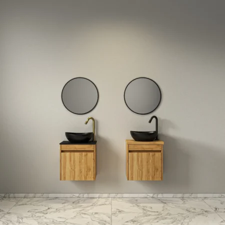 ארון אמבט יהלום 45 עץ