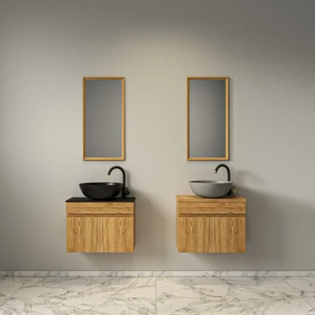 ארון אמבט יהלום 60 עץ