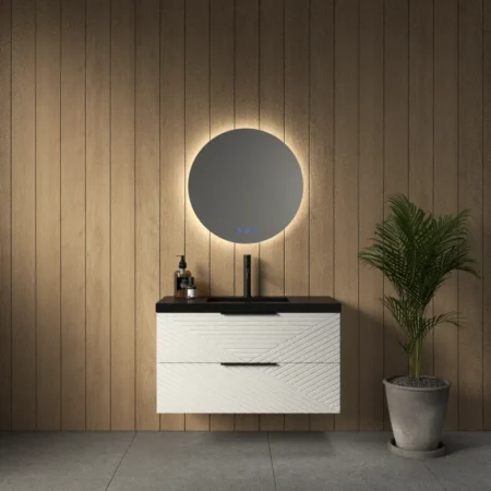 ארון אמבט אטלנטה עם כיור גרניט פורצלן