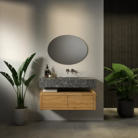 ארון אמבט אריזונה עם כיור גרניט