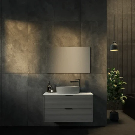 ארון אמבט בוסטון עם משטח גרניט פורצלן