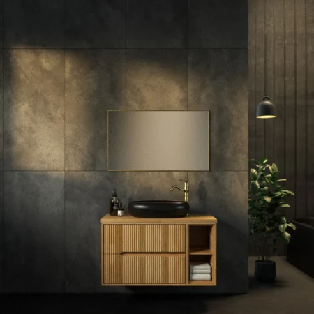 ארון אמבט דבלין עם משטח בוצ'ר