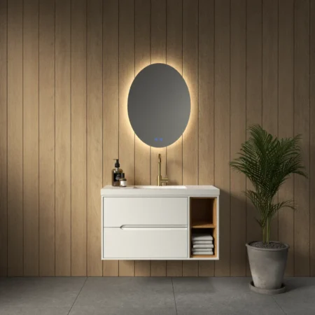 ארון אמבט יוסטון עם כיור גרניט פורצלן