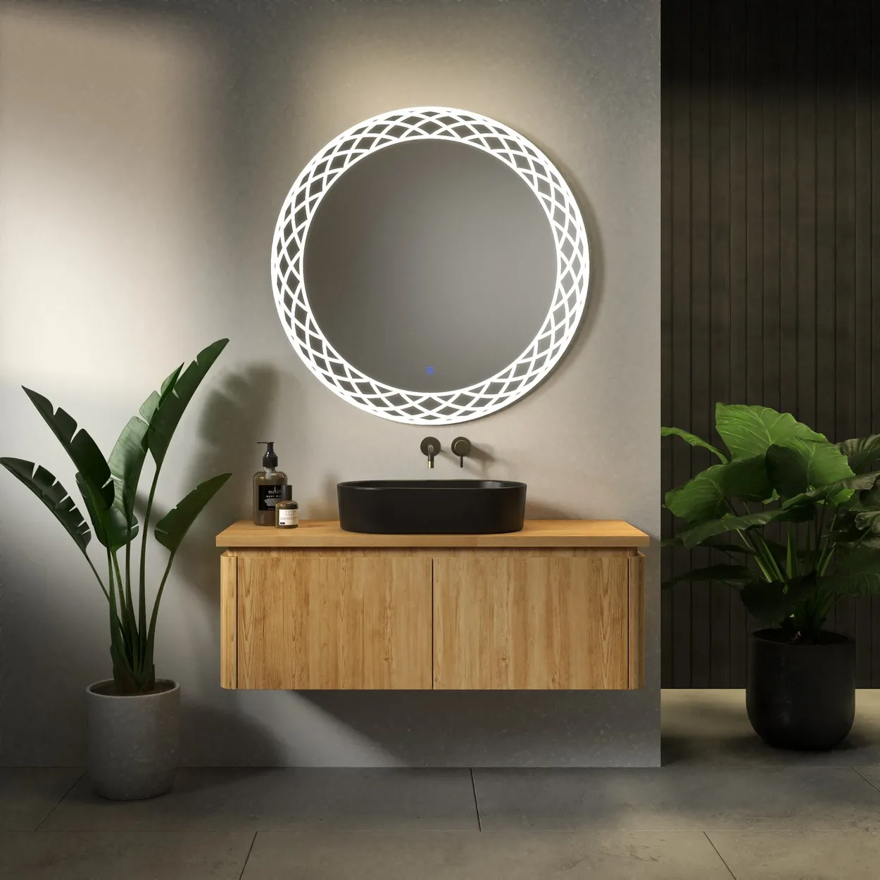 ארון אמבט מדריד עם משטח בוצ'ר