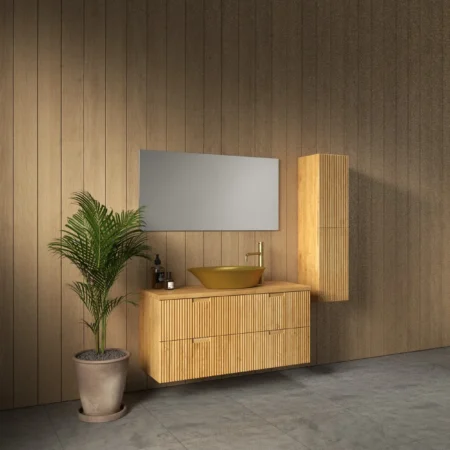 ארון אמבט מנצ'סטר עם משטח בוצ'ר