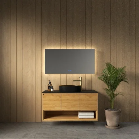 ארון אמבט ניו אורלינס עם משטח גרניט