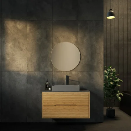 ארון אמבט סיאטל עם משטח גרניט