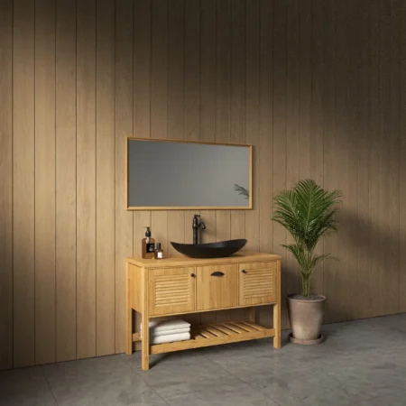 ארון אמבט סיינה עם משטח בוצ'ר