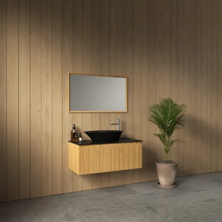 ארון אמבט סן דייגו עם משטח גרניט