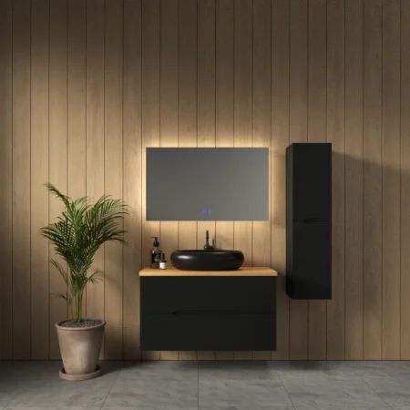 ארון אמבט עידן עם משטח בוצ'ר