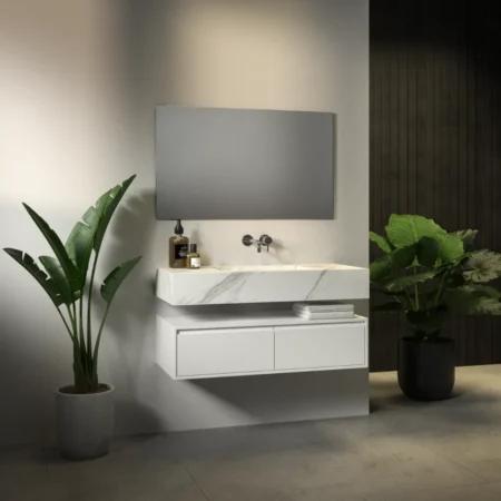 ארון אמבט קמילה עם כיור גרניט