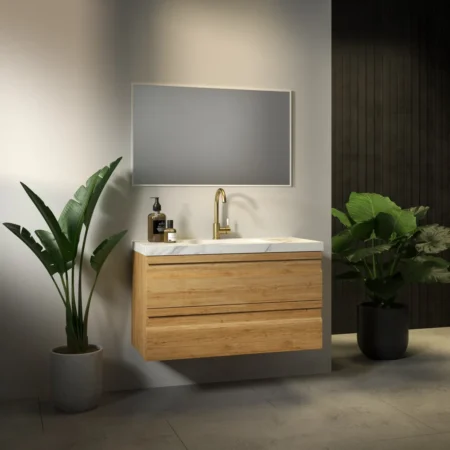 ארון אמבט ריבר עם כיור גרניט