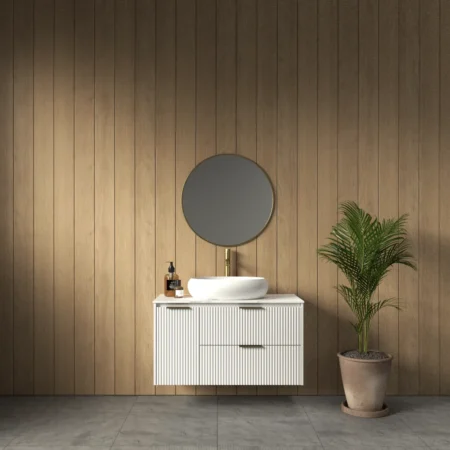 ארון אמבט תמנע עם משטח גרניט פורצלן