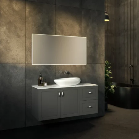 ארון אמבט ורונה עם משטח גרניט פורצלן