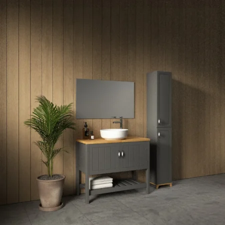 ארון אמבט נאפולי עם משטח בוצ'ר