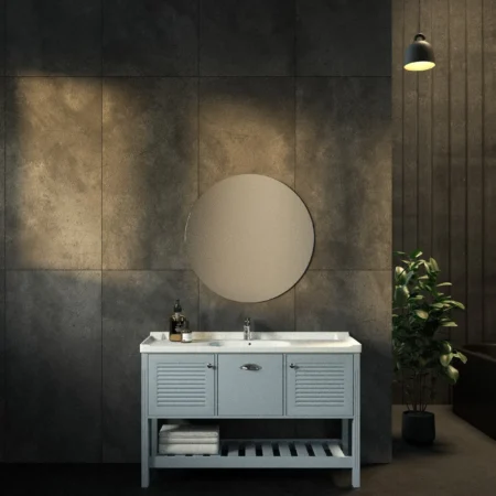 ארון אמבט סיינה עם כיור לואי אינטגרלי