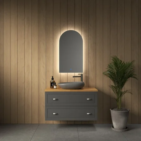 ארון אמבט פלרמו עם משטח בוצ'ר