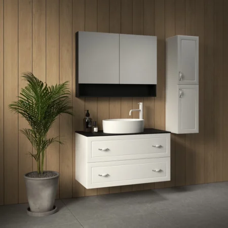 ארון אמבט פלרמו עם משטח גרניט פורצלן