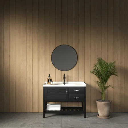 ארון אמבט רומא עם כיור לואי אינטגרלי