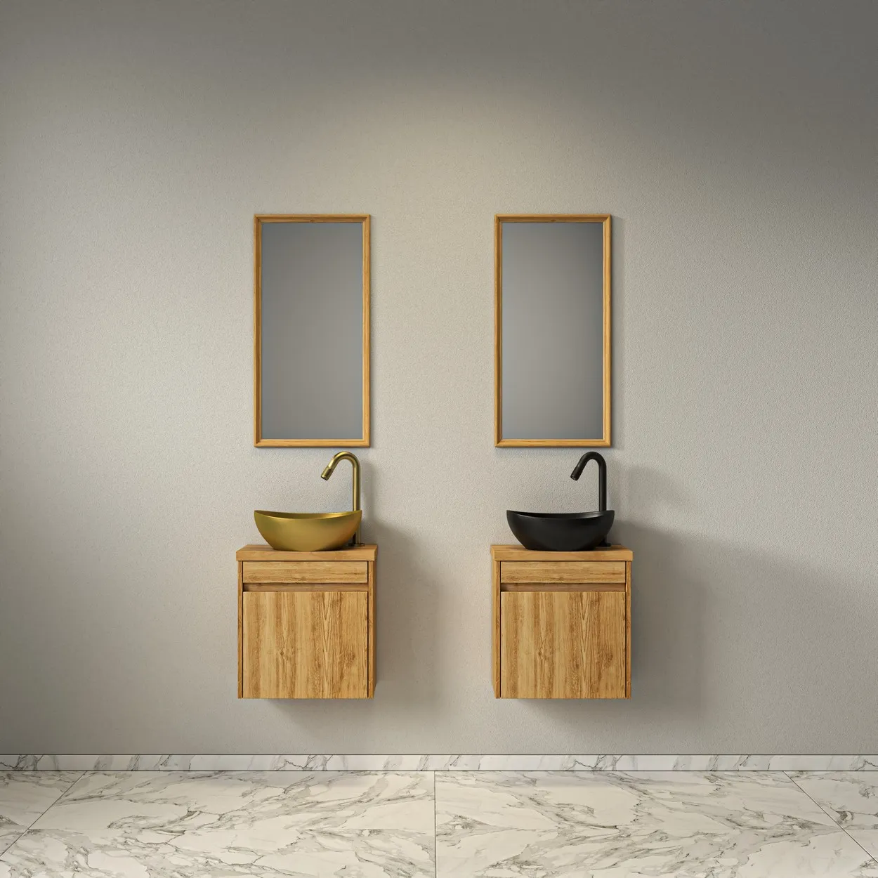 ארון אמבט לני עץ