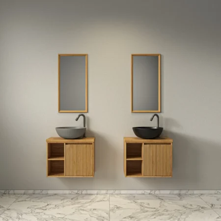 ארון אמבט תבור עץ